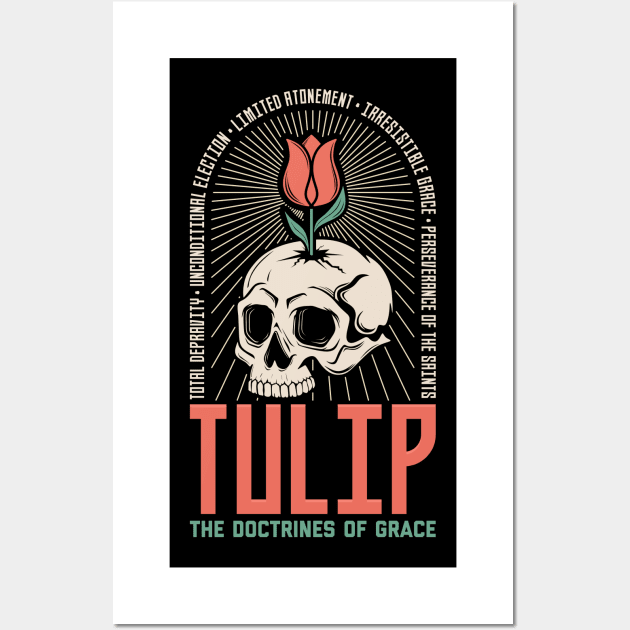 TULIP - The doctrines of grace Wall Art by Reformer